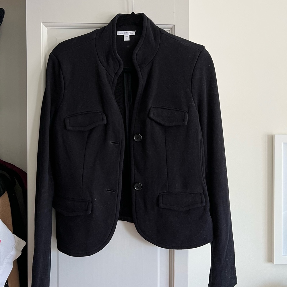 James Perse sweatshirt blazer size 3